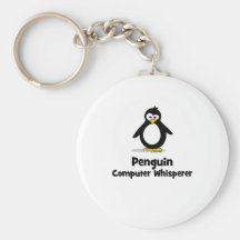 Penguin Computer Whisperer Key Chain
