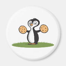 Penguin Cookies Fridge Magnet