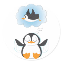 Penguin Dreams Sticker