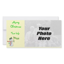 Penguin Elf Christmas Photo Cards