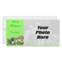 Penguin Elf Christmas Photo Cards