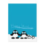 Penguin Family Holiday Post Cards