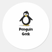 Penguin Geek Sticker