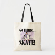 Penguin Go Figure Skate Canvas Bags