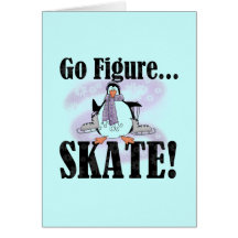Penguin Go Figure Skate T-shirts and Gifts Cards