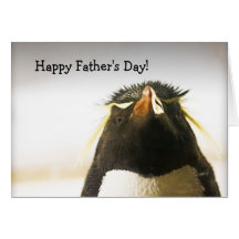 Penguin Happy Father's Day Card
