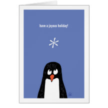 Penguin Have a Joyous Holiday* Card!