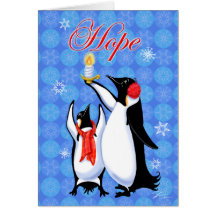 Penguin HOPE Greeting Card
