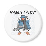 Penguin Ice Skating magnets