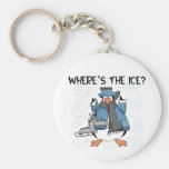 Penguin Ice Skating Tshirts and Gifts Keychains