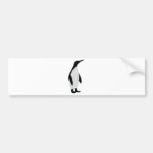 penguin icon bumper sticker