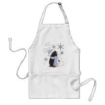 Penguin in Awe Apron