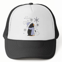 Penguin in Awe Hats