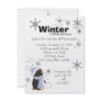 Penguin in Awe Custom Invitations