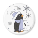 Penguin in Awe Magnet