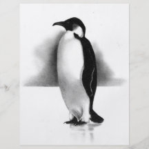 PENGUIN IN PENCIL: REALISM ART FLYER