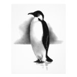 PENGUIN IN PENCIL: REALISM ART PERSONALIZED LETTERHEAD