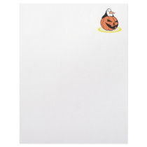 penguin in pumpkin letterhead