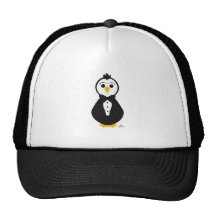 Penguin In Tuxedo Mesh Hats