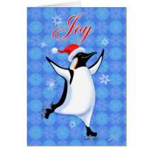 Penguin JOY Greeting Card