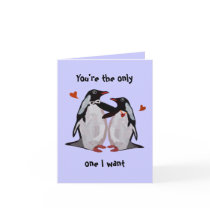 Penguin Love Anniversary Card