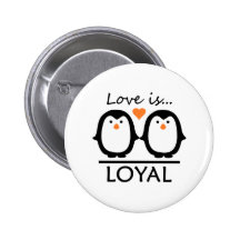 Penguin Love Button