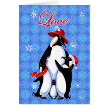 Penguin LOVE Greeting Cards