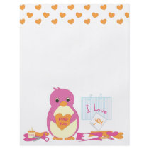 Penguin Making Valentines Flyers