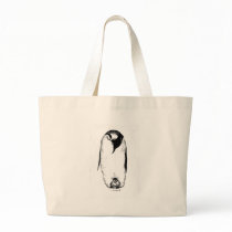 Penguin mother and chick bags