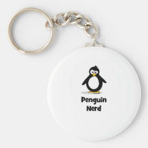 Penguin Nerd Keychains