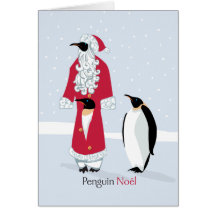 Penguin Noel Greeting Cards