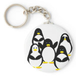 Penguin Party Keychain