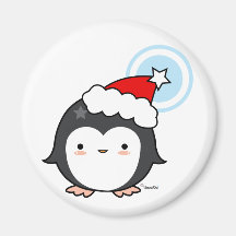 Penguin Puff magnet (more styles)