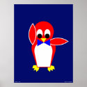 Penguin - Red posters