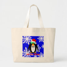 penguin Santa Bags