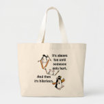 Penguin Ski Adventure Tote Bags
