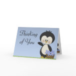 Penguin Smiles Thinking Of You Hope Card