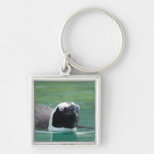 Penguin Swimming Key Chains