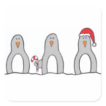 "Penguin Trio" Sticker