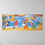 Penguin Vacation Print