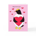 Penguin Valentine -- Cool Heart Penguin cards