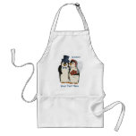 Penguin Wedding aprons