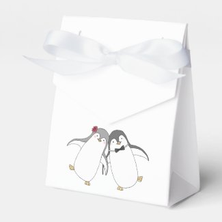 Penguin Wedding Favor Box Cute Penguin Wedding