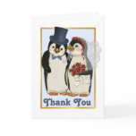 Penguin Wedding- Thank You Card