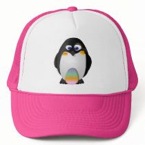 Penguin with Easter Egg Hat
