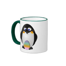 Penguin with Easter Egg Mug
