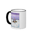 Penguin With Hot Chocolate mugs