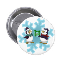 Penguins "Cool Yule" Pin