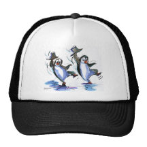 PeNgUiNs DaNciNg Trucker Hat