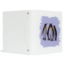 Penguins four ring binder